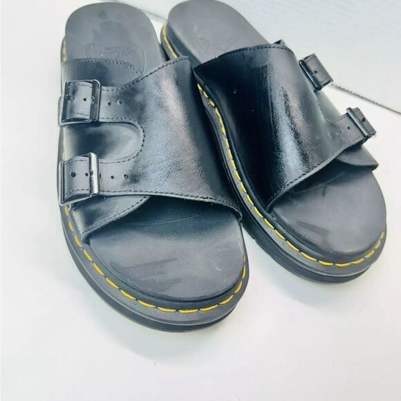 Dr. Martens Black Platform Sandals with Adjustable Straps main image 7